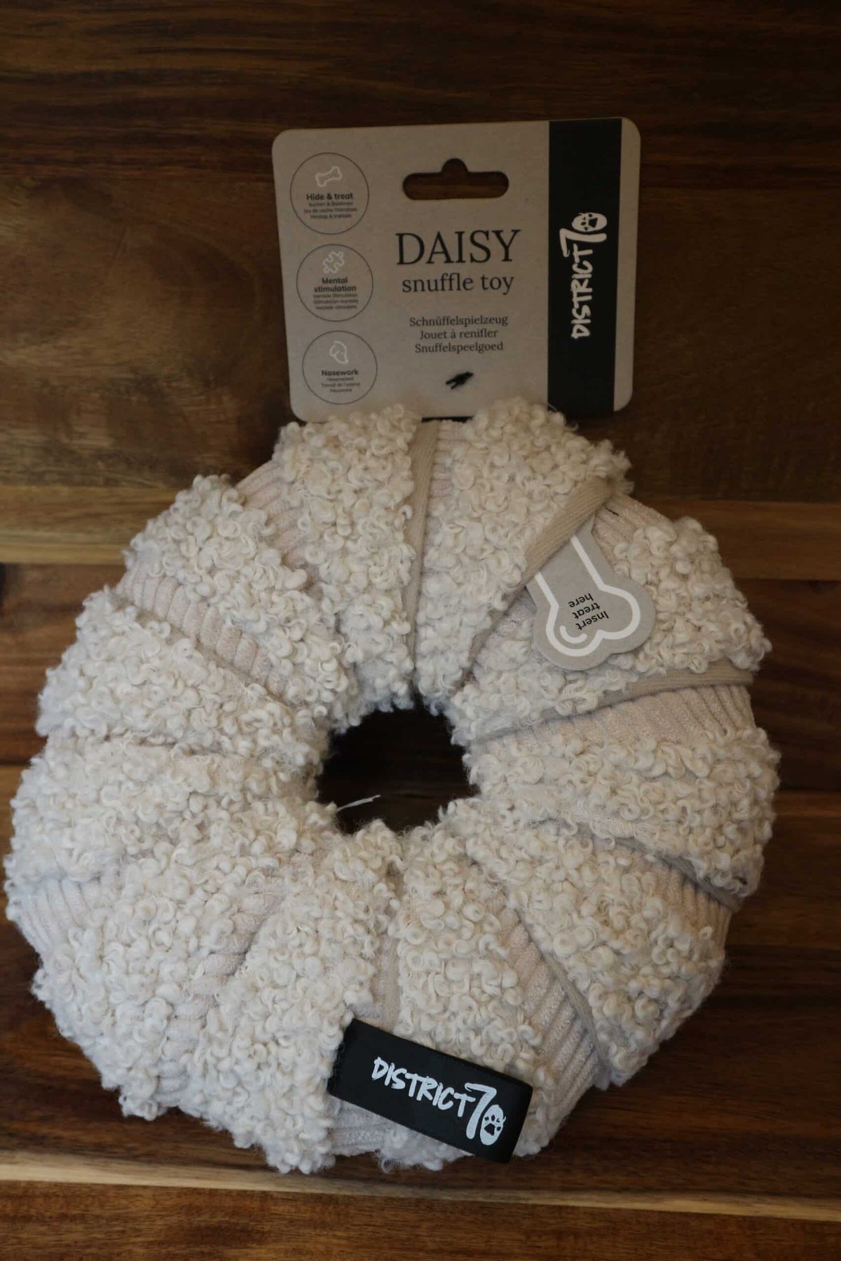 District 70 - Snuffel Daisy 21 cm (Taupe, &amp; Beige)