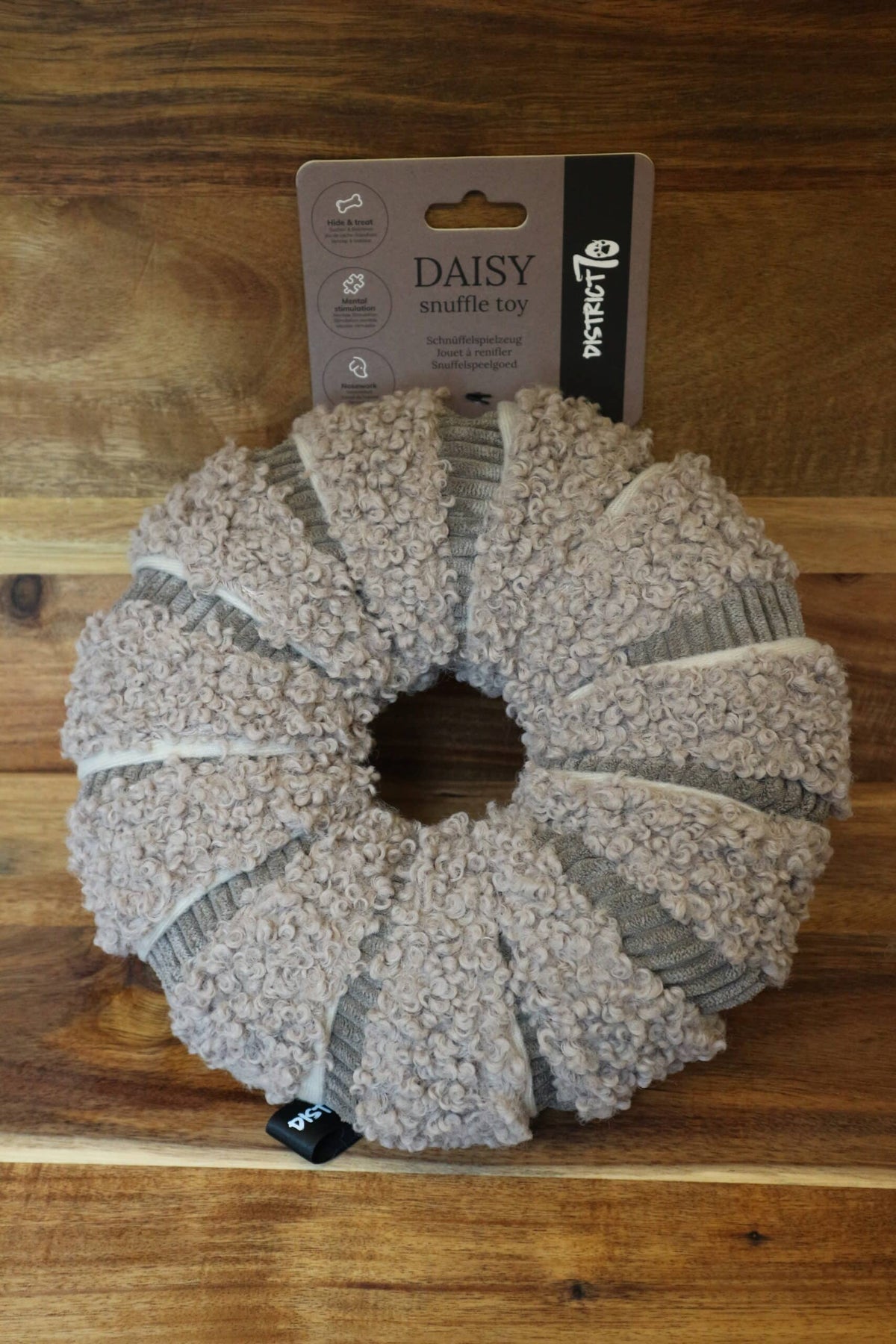 District 70 - Snuffel Daisy 21 cm (Taupe, &amp; Beige)